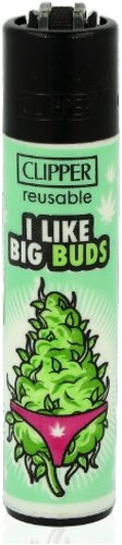 Clipper Feuerzeug Weed Slogan 11 - 1v4 I LIKE BIG BUDS Clipper Feuerzeug Weed Slogan 11 - 1v4 I LIKE BIG BUDS