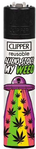 Clipper Feuerzeug Weed Slogan 8 1v4 Clipper Feuerzeug Weed Slogan 8 1v4