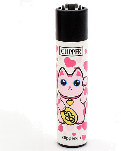 Clipper Feuerzeug Winkekatze 4v4