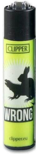 Clipper Feuerzeug Wrong # 2 - 1/4