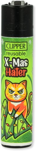 Clipper Feuerzeug X-Max Slogan 3v4