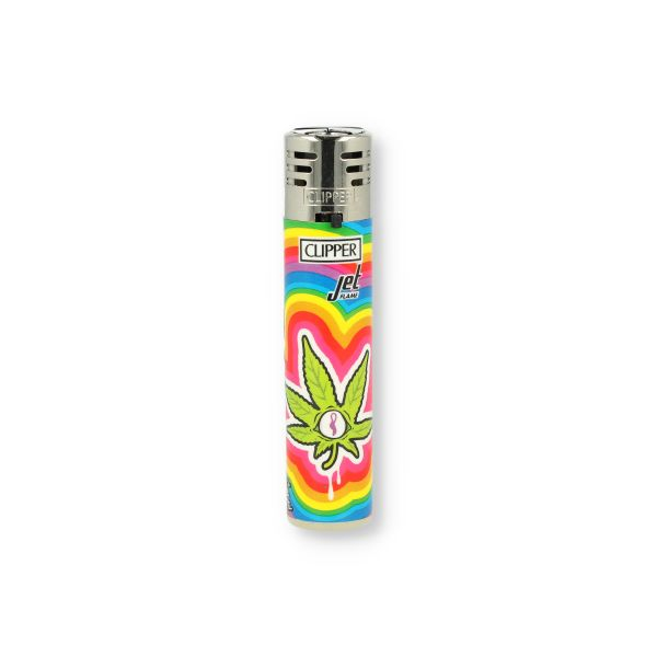 Clipper Jetflame Feuerzeug Mazed Leaves 2 v 4