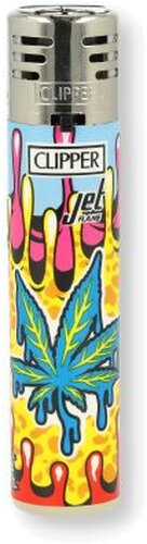 Clipper Jetflame Feuerzeug Mazed Leaves 3 v 4
