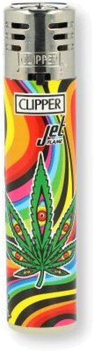 Clipper Jetflame Feuerzeug Mazed Leaves 4 v 4
