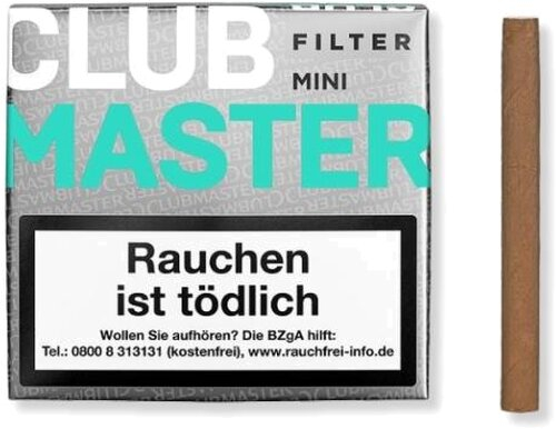 Clubmaster Mini Filter Zigarillos Iceland 20 Stk. Clubmaster Mini Filter Zigarillos Iceland 20 Stk.