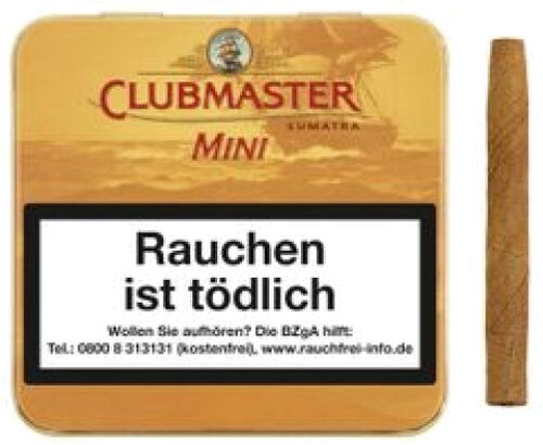 Clubmaster Zigarillos Mini Sumatra Clubmaster Zigarillos Mini Sumatra