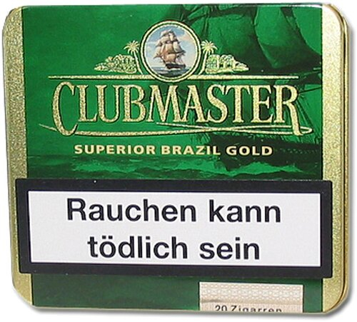 Clubmaster Zigarillos Superior Brasil Gold 164 Clubmaster Zigarillos Superior Brasil Gold 164