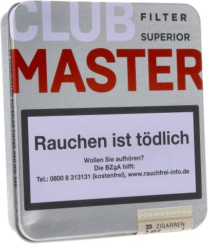 Clubmaster Zigarillos Superior Red Filter Clubmaster Zigarillos Superior Red Filter