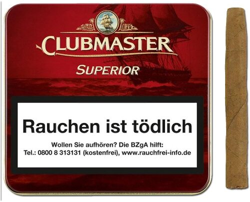Clubmaster Zigarillos Superior Red ohne Filter Clubmaster Zigarillos Superior Red ohne Filter