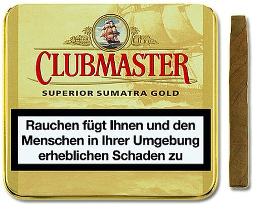 Clubmaster Zigarillos Superior Sumatra Gold 161 
