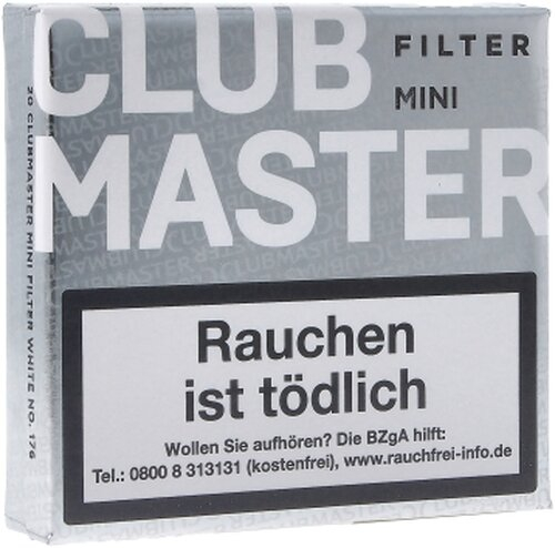 Clubmaster Zigarillos White Mini Filter Clubmaster Zigarillos White Mini Filter
