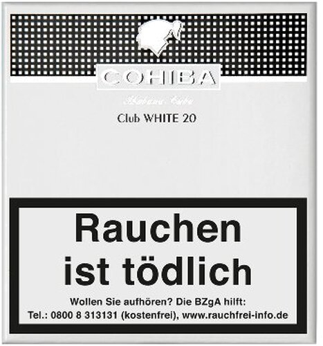 Cohiba Club White 20 Zigarillos