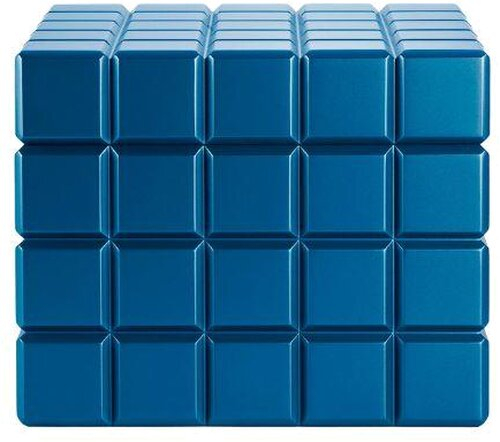 Colibri Desktop Humidor Heritage Cube Blau für ca. 60 Zigarren