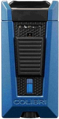 Colibri Zigarren-Feuerzeug Stealth II Blau/Schwarz Laser Jetflame 3-flammig Colibri Zigarren-Feuerzeug Stealth II Blau/Schwarz Laser Jetflame 3-flammig