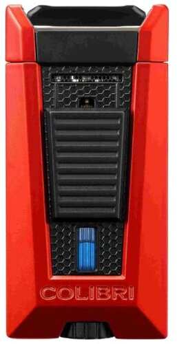 Colibri Zigarren-Feuerzeug Stealth II Rot/ Schwarz Laser Jetflame 3-flammig Colibri Zigarren-Feuerzeug Stealth II Rot/ Schwarz Laser Jetflame 3-flammig