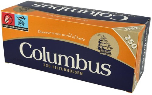 Columbus Zigarettenhülsen 250 Stück