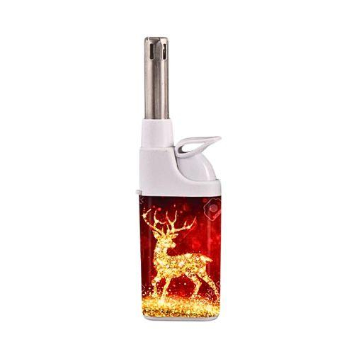 Cool Christmas Mini Stabfeuerzeug goldener Hirsch
