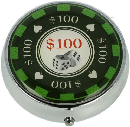 Cool Taschenaschenbecher Casino 100 Würfel Rund