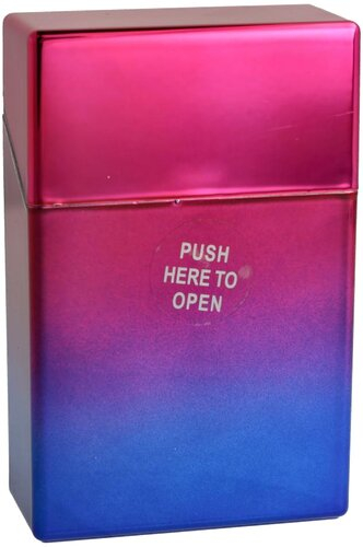 Cool Zigarettenbox für ca. 20 Stück Rainbow Rosa-Blau Cool Zigarettenbox für ca. 20 Stück Rainbow Rosa-Blau