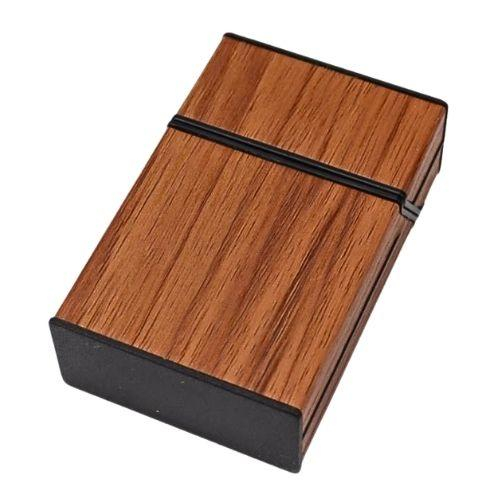 Cool Zigarettenbox mit Holzoptik Nr.2 Braun