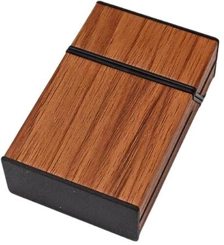 Cool Zigarettenbox mit Holzoptik Nr.2 Braun