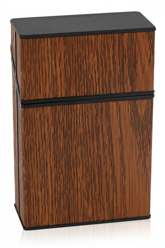 Cool Zigarettenbox mit Holzoptik Nr.4 Braun