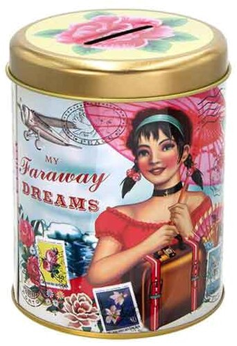 Cotton Candy Metall Spardose Retro Faraway Dreams