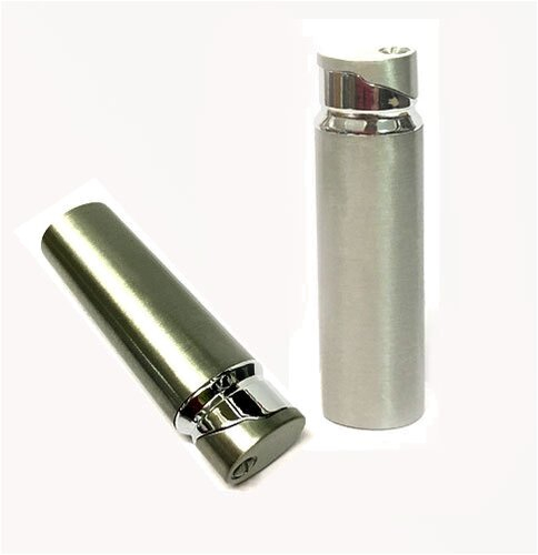 Cozy Roundy Jet-Flame Silber Feuerzeug