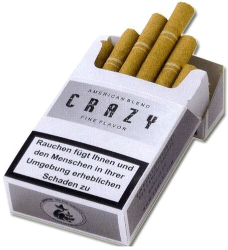 Crazy Filterzigarillos Silver mit Naturdeckblatt 17er