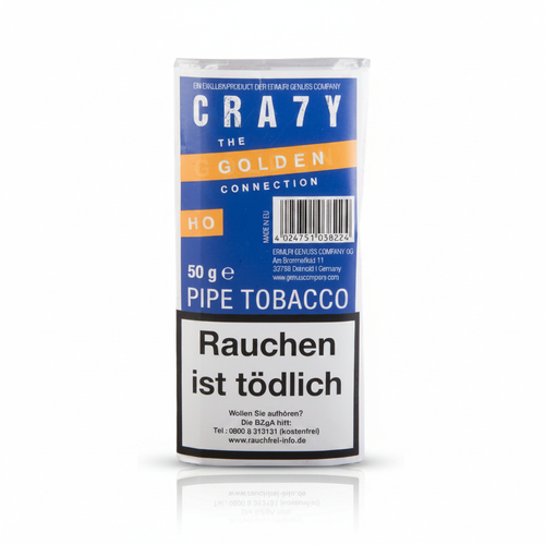 Crazy Pfeifentabak Golden 50g Päckchen