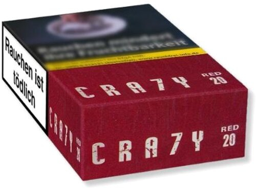 Crazy Red Filterzigaretten 20er Crazy Red Filterzigaretten 20er