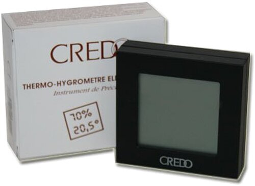 CREDO Digital-Hygrometer schwarz CREDO Digital-Hygrometer schwarz