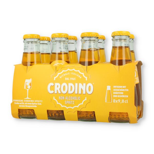 Crodino Biondo Aperitivo Alkoholfrei 8 x 9,8ml