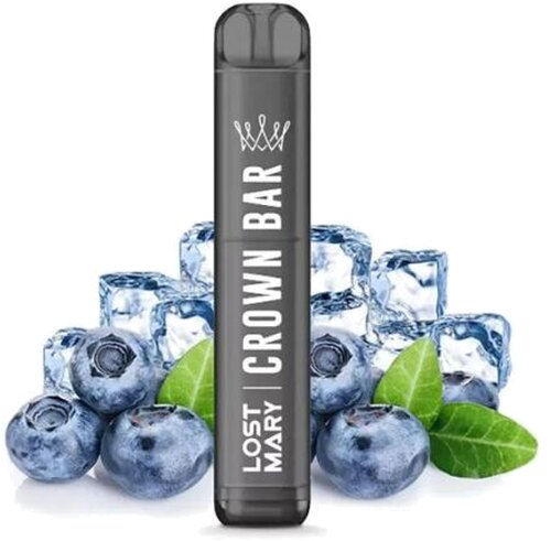 Crown Bar by Al Fakher X Lost Mary Blueberry Ice Einweg E-Zigarette 20mg