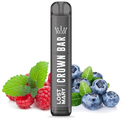 Crown Bar by Al Fakher X Lost Mary Blueberry Raspberry Einweg E-Zigarette 20mg
