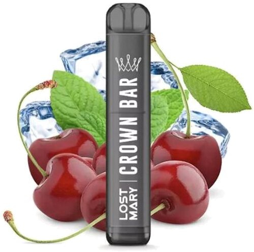 Crown Bar by Al Fakher X Lost Mary Cherry Ice Einweg E-Zigarette 20mg