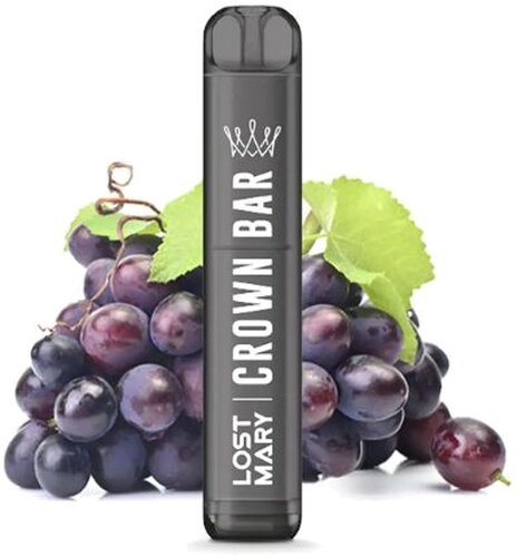 Crown Bar by Al Fakher X Lost Mary Grape Einweg E-Zigarette 20mg