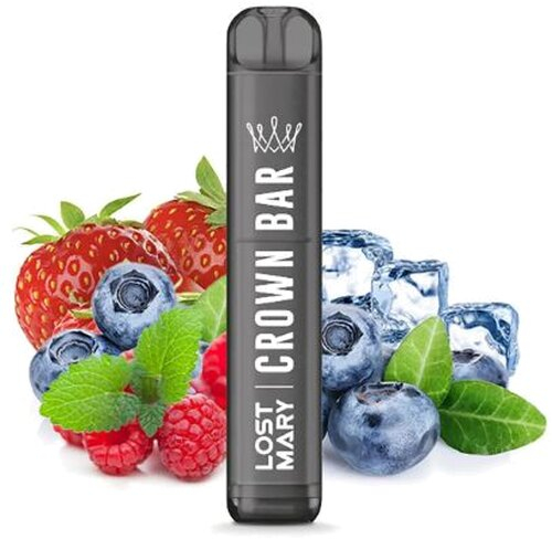 Crown Bar by Al Fakher X Lost Mary Triple Berry Ice Einweg E-Zigarette 20mg