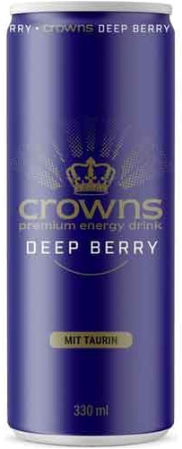 Crowns Deep Berry Premium Energy Drink Crowns Deep Berry Premium Energy Drink