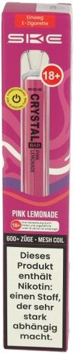 SKE Crystal Bar Pink Lemonade Einweg E-Zigarette 20mg SKE Crystal Bar Pink Lemonade Einweg E-Zigarette 20mg