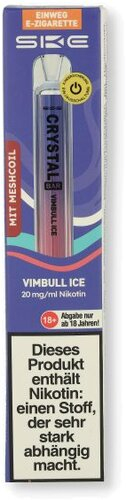 SKE Crystal Bar Vimbull Ice Einweg E-Zigarette 20mg SKE Crystal Bar Vimbull Ice Einweg E-Zigarette 20mg