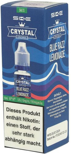 SKE Crystal Blue Razz Lemonade Nikotinsalzliquid 10mg/ml 10ml SKE Crystal Blue Razz Lemonade Nikotinsalzliquid 10mg/ml 10ml