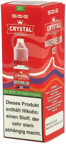 SKE Crystal Watermelon Ice Nikotinsalzliquid 10mg/ml 10ml