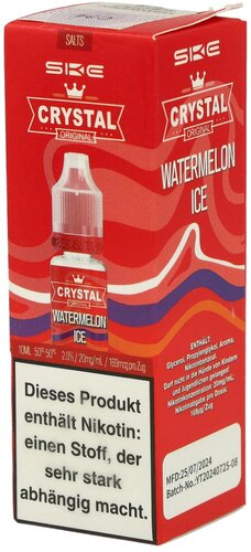 SKE Crystal Watermelon Ice Nikotinsalzliquid 20mg/ml 10ml