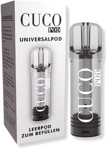 CUCO Pod Universal Leerpod Selbstbefüllbarer Pod für Batterieeinheiten 2ml CUCO Pod Universal Leerpod Selbstbefüllbarer Pod für Batterieeinheiten 2ml