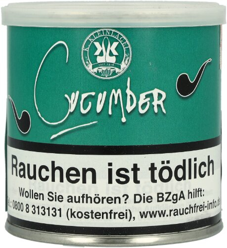 Cucumber Pfeifentabak K. Kleinlagel mit Geschmack 50g Dose