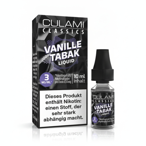 Culami Classics Vanille Tabak Liquid 3mg
