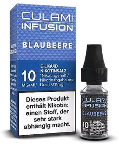 Culami Infusion Nikotinsalzliquid Blaubeere 10mg Culami Infusion Nikotinsalzliquid Blaubeere 10mg