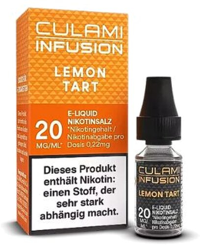 Culami Infusion Nikotinsalzliquid Lemon Tart 20mg Culami Infusion Nikotinsalzliquid Lemon Tart 20mg