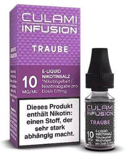 Culami Infusion Nikotinsalzliquid Traube 10mg Culami Infusion Nikotinsalzliquid Traube 10mg